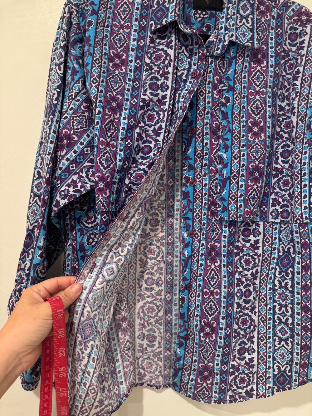 Vintage Frontier Series Western Button-Up Shirt | Southwestern Print Unisex - Picture 3 of 7